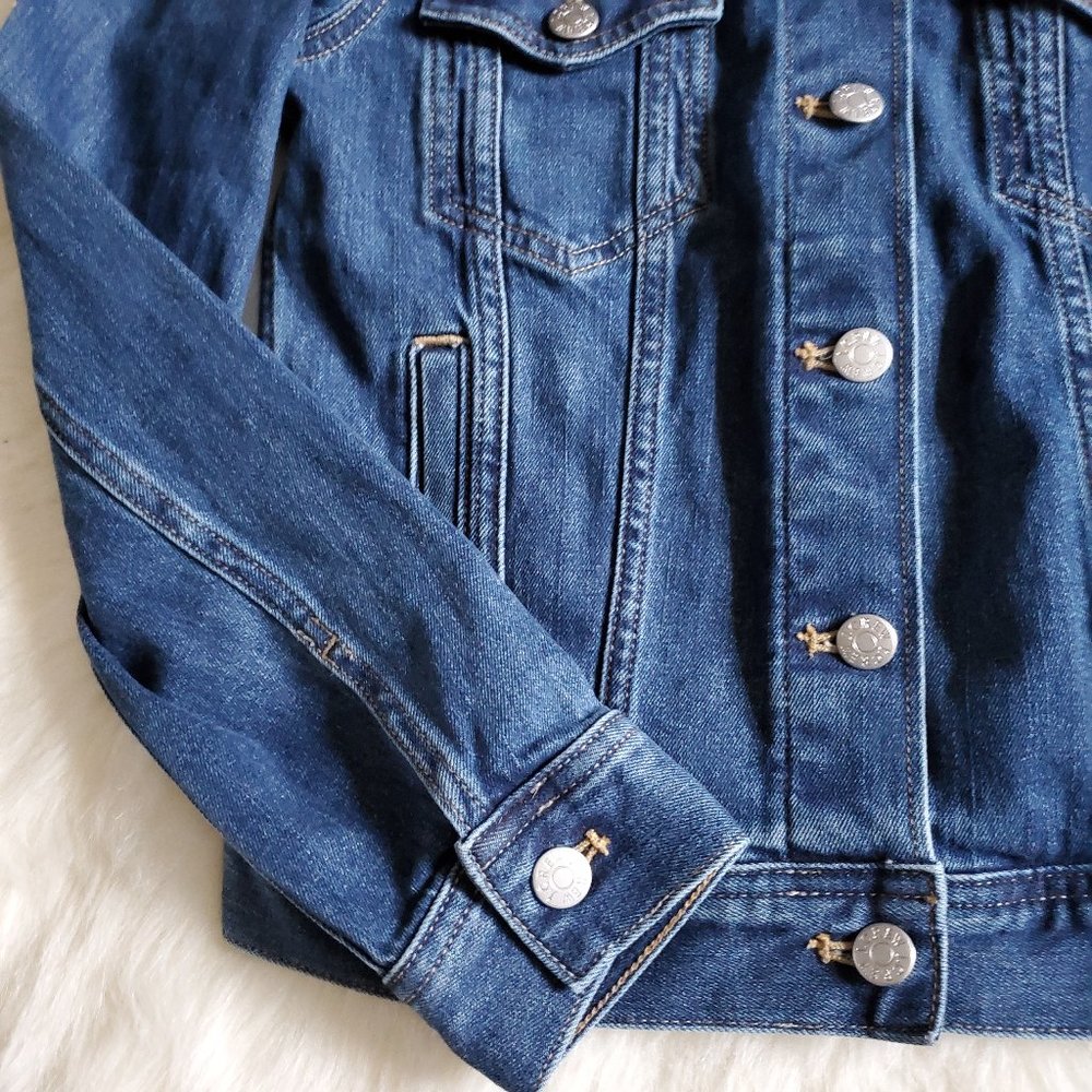 J. Crew Classic Denim Jacket in Ocean Size XXS EUC - Picture 6 of 16